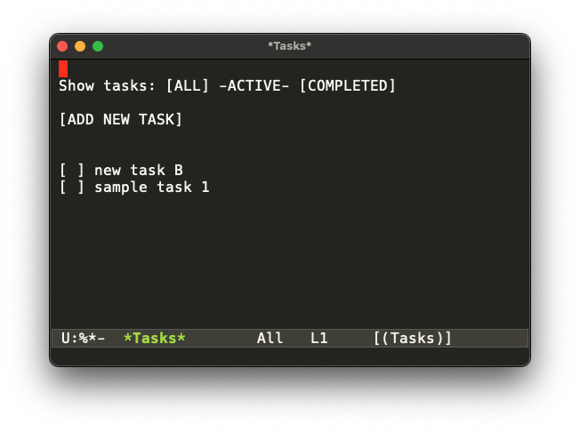Screenshot Show Active